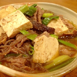 ご飯にのせたら牛丼！すき焼き煮